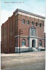 Rutland Masonic Temple Unused 1905 VT  picture