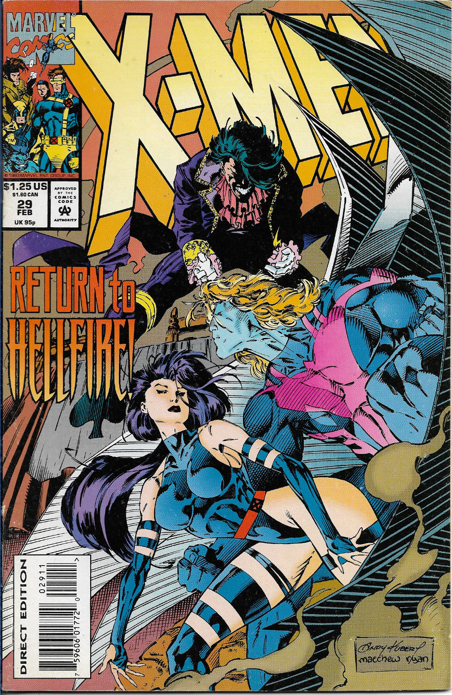 MARVEL COMICS X-MEN RETURN TO HELLFIRE #29 FEB 1994 COMIC