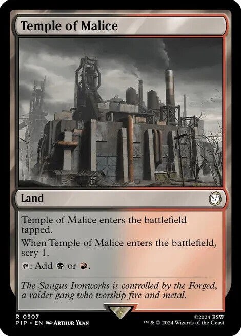 Magic The Gathering - Temple of Malice Foil PIP #307
