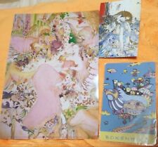 Yoshitaka Amano Plastic File Folder Final Fantasy Mouse Pad Postcard Set Japan picture