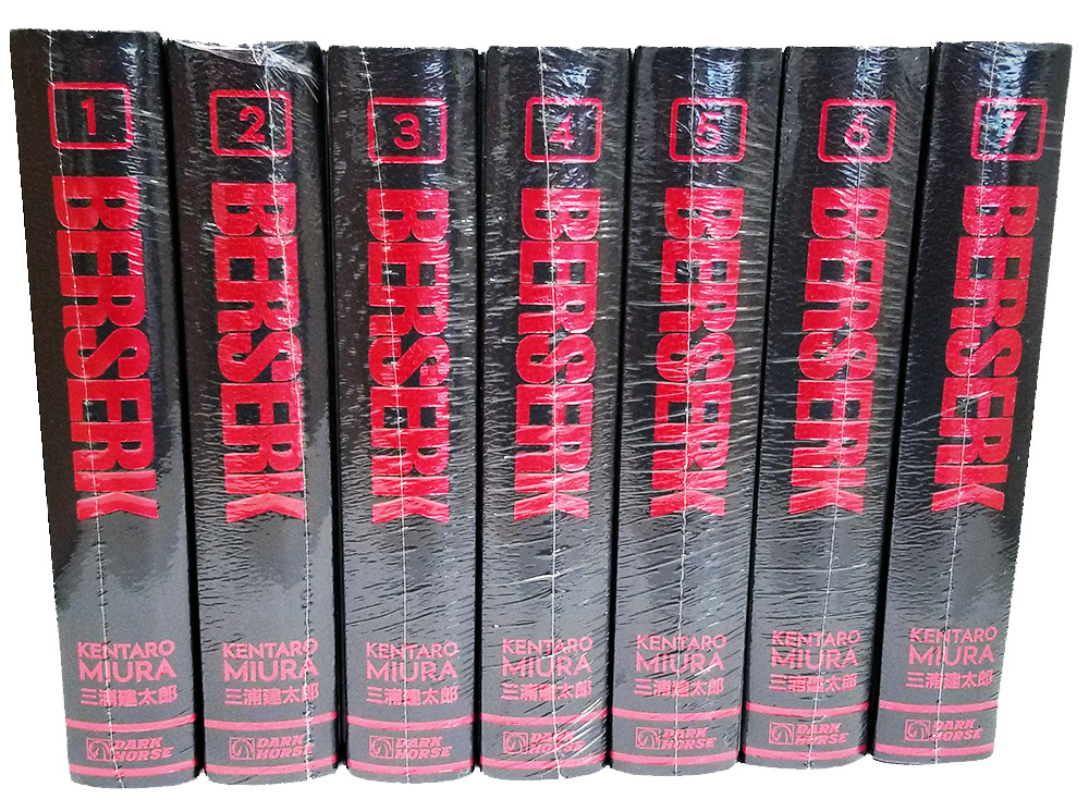 BERSERK DELUXE EDITION Volumes 1-7 Set English Hardcover HC