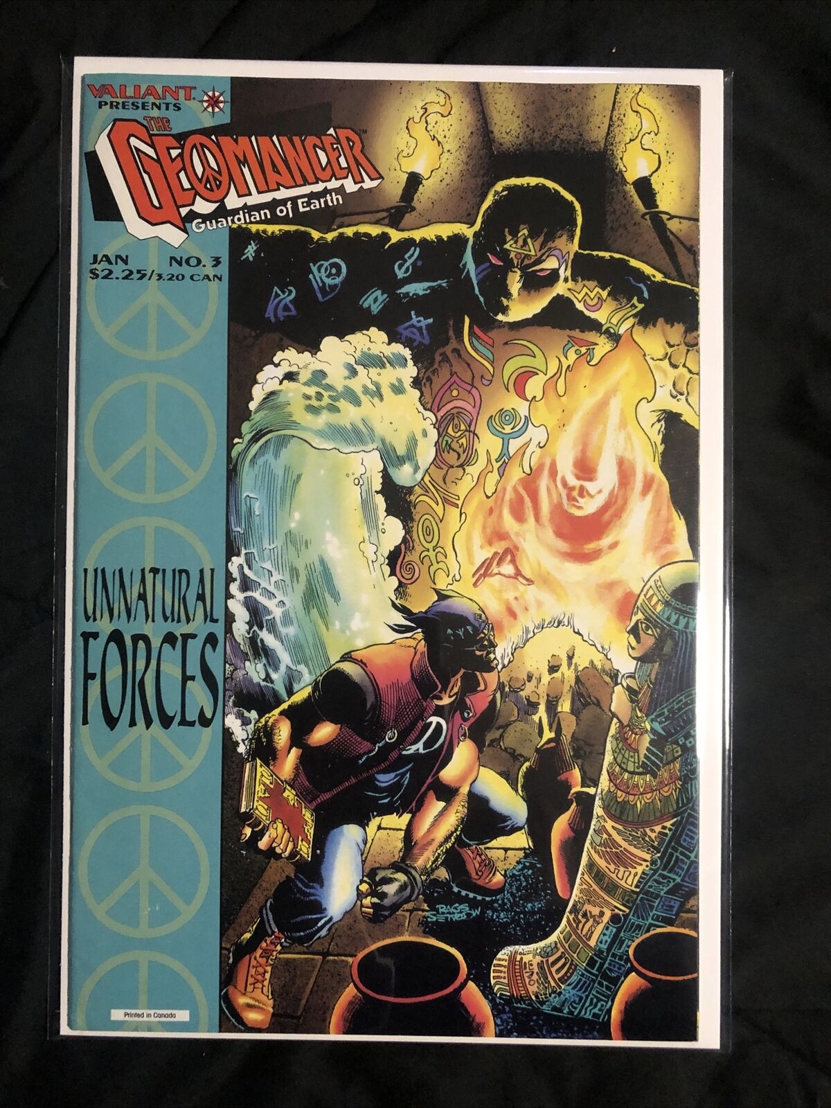 Geomancer #3 VF/NM; Valiant | Guardian of Earth - we combine shipping