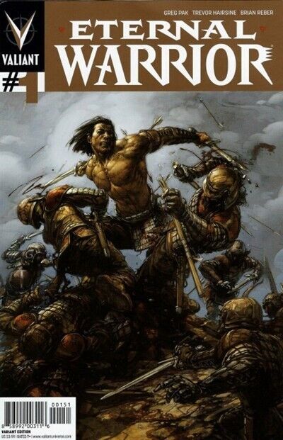 Eternal Warrior #1 (2013) ComicsPro Exclusive Gold Edition Clayton Crain Cvr NM