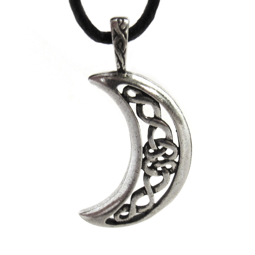 Celtic Moon Amulet 1.25\