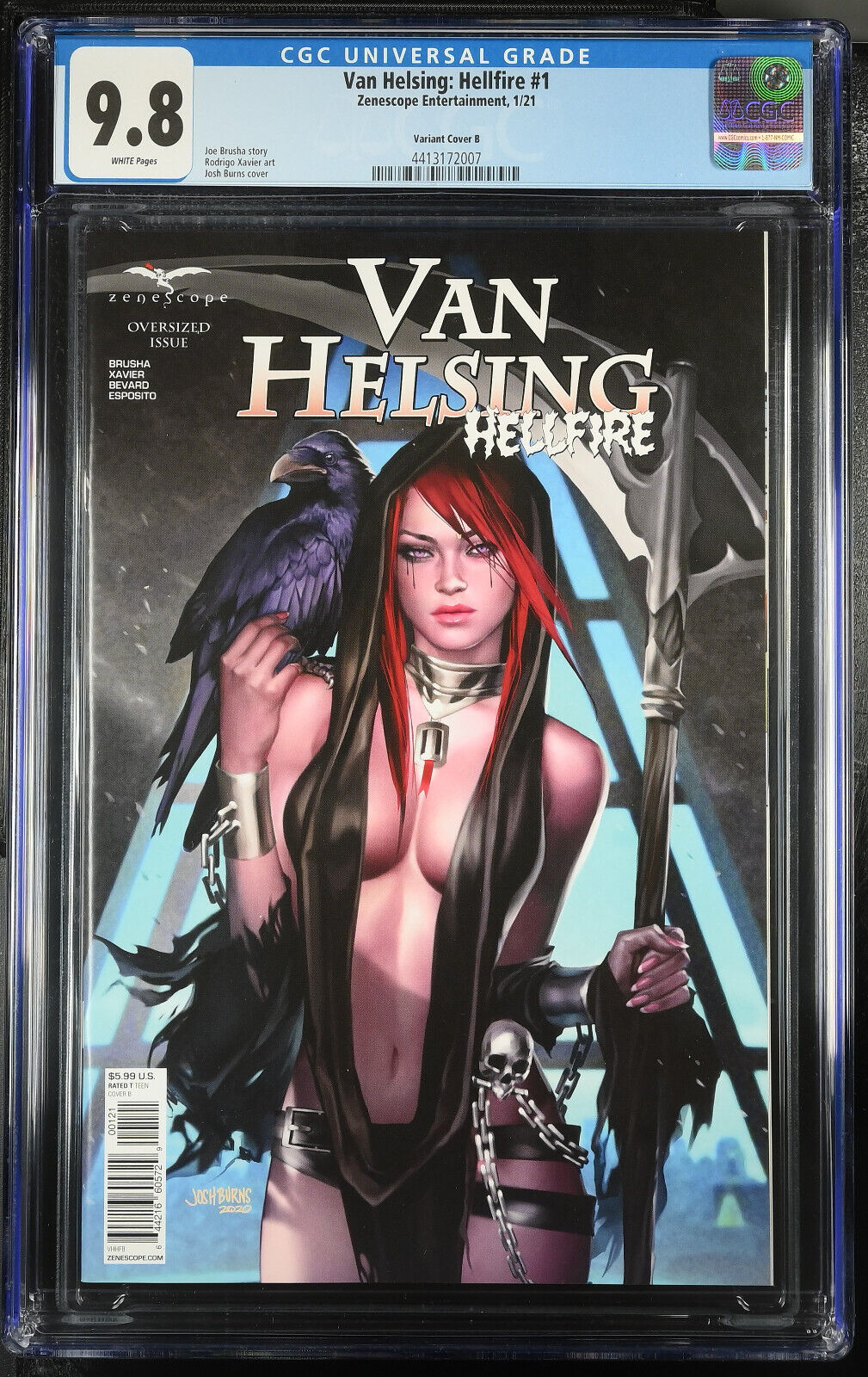 Van Helsing: Hellfire #1 Josh Burns Variant CGC 9.8