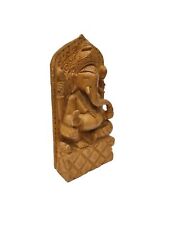 Wooden Ganpati Ji Murti: Handcrafted Idol for Home Temple, Office Décor & Pooja picture