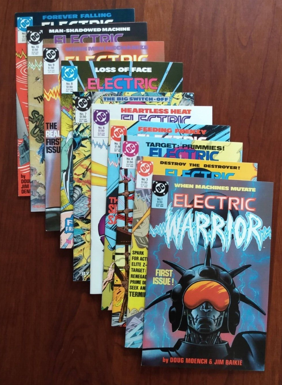 Electric Warrior (1986) #1 - 11 (missing #2) - 1st appearance - NM