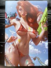 Jessi Zombie Hunter | Jessica Rabbit | Shikarii | Cover D | Virgin Red Bikini picture