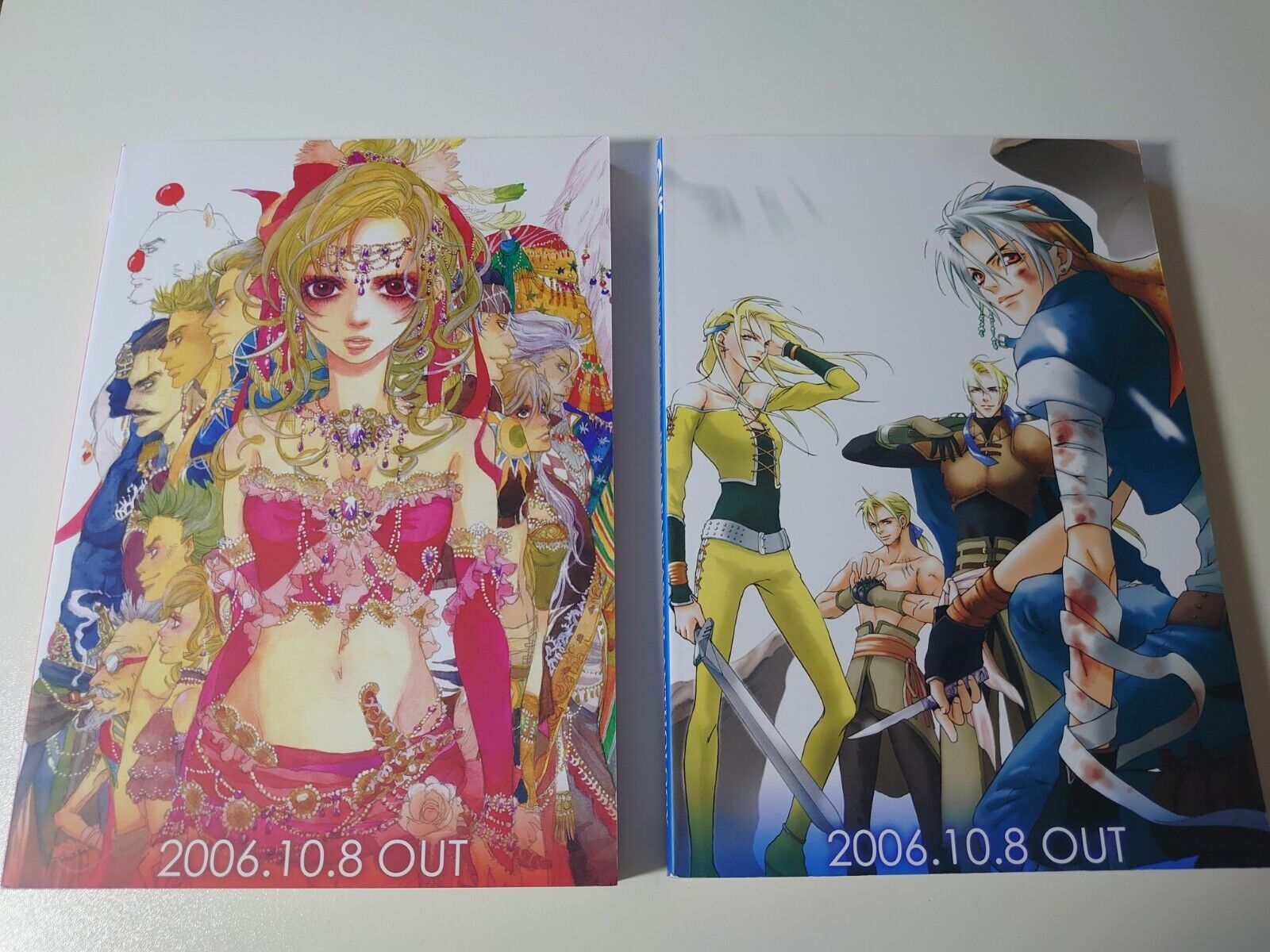 Final Fantasy VI FF6 Doujinshi Anthology set 31Fantasy Rosso Blu