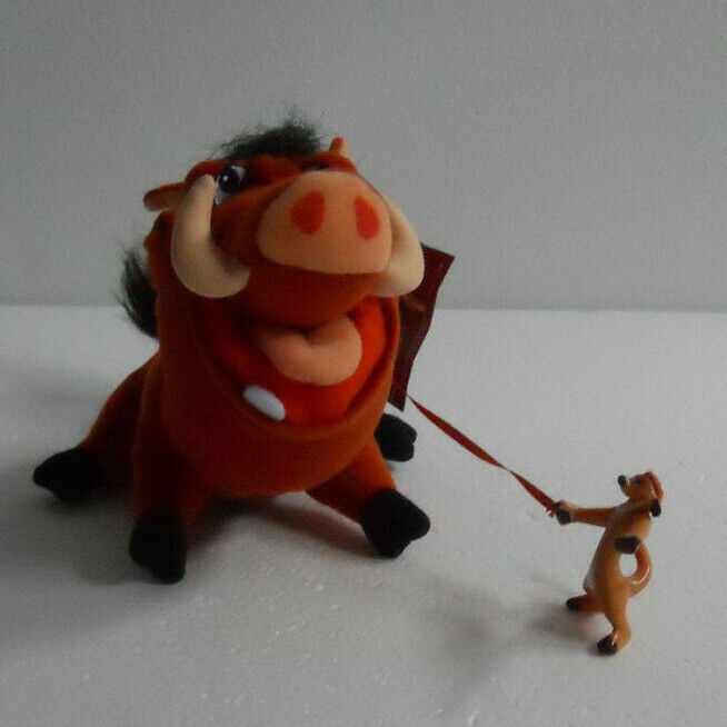Disney Lion King PVC Meerkat TIMON Riding Plush Wart Hog PUMBAA Stuffed  Animal for Sale - Final Fantasy Compendium