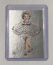 Shirley Temple Platinum Plated Artist Signed “American Icon” Trading Card 1/1 picture
