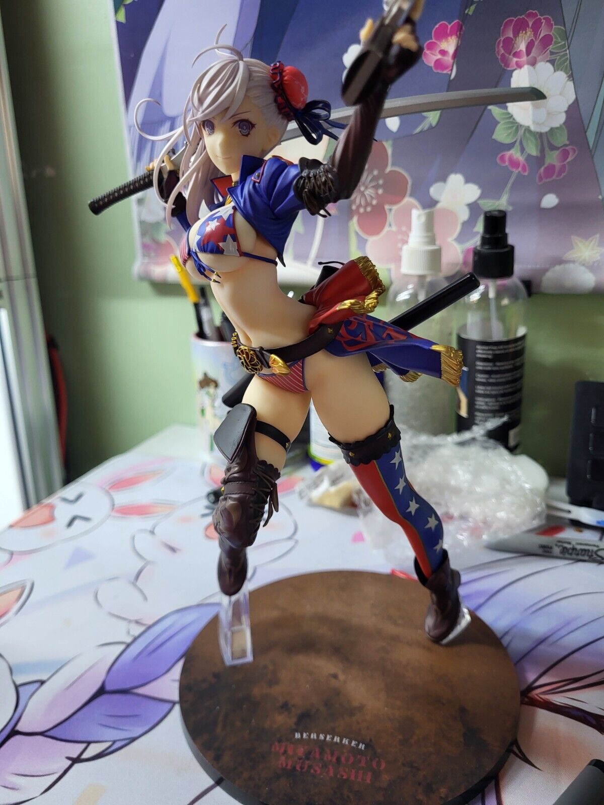 Fate/Grand Order Berserker Miyamoto Musashi 1/7 Scale Figure NO BOX