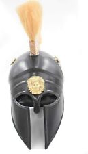 Medieval Warrior Corinthian Helmet with Plume 18 Gauge Steel Wearable for Adult picture
