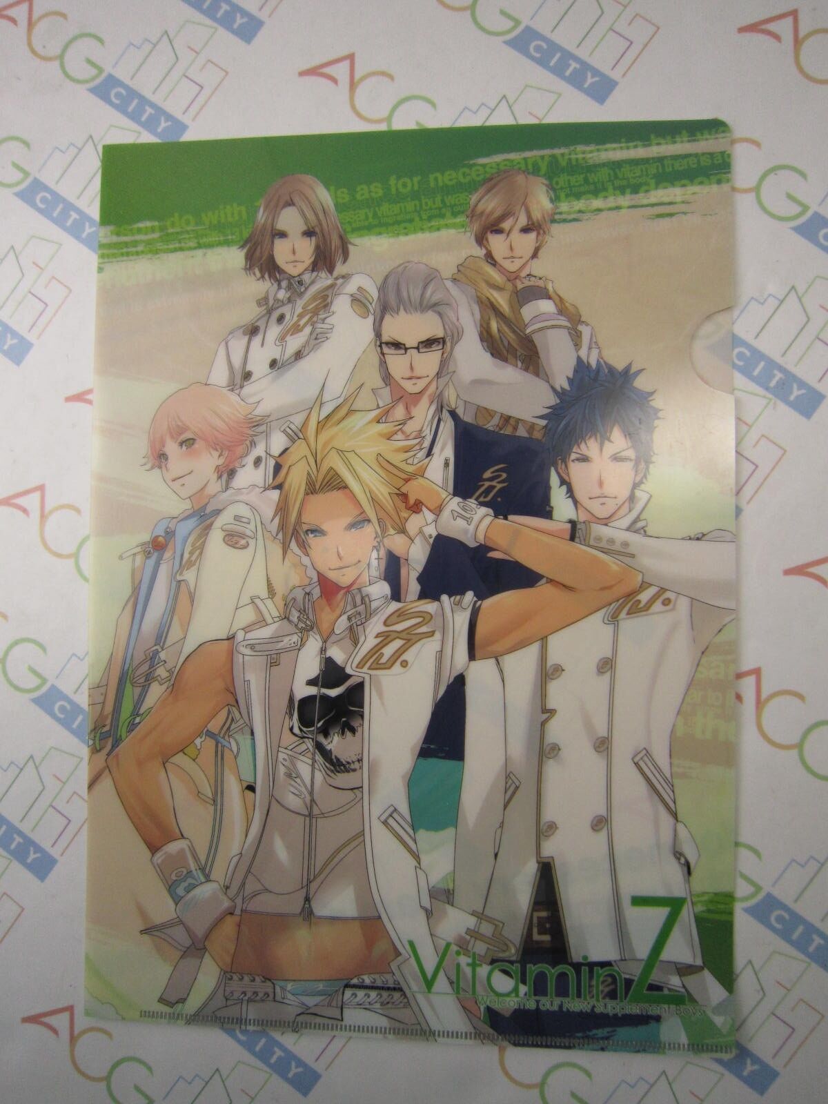 PS2 Game Vitamin Z Welcome our New Supplement Boys Clear File Folder A Japan