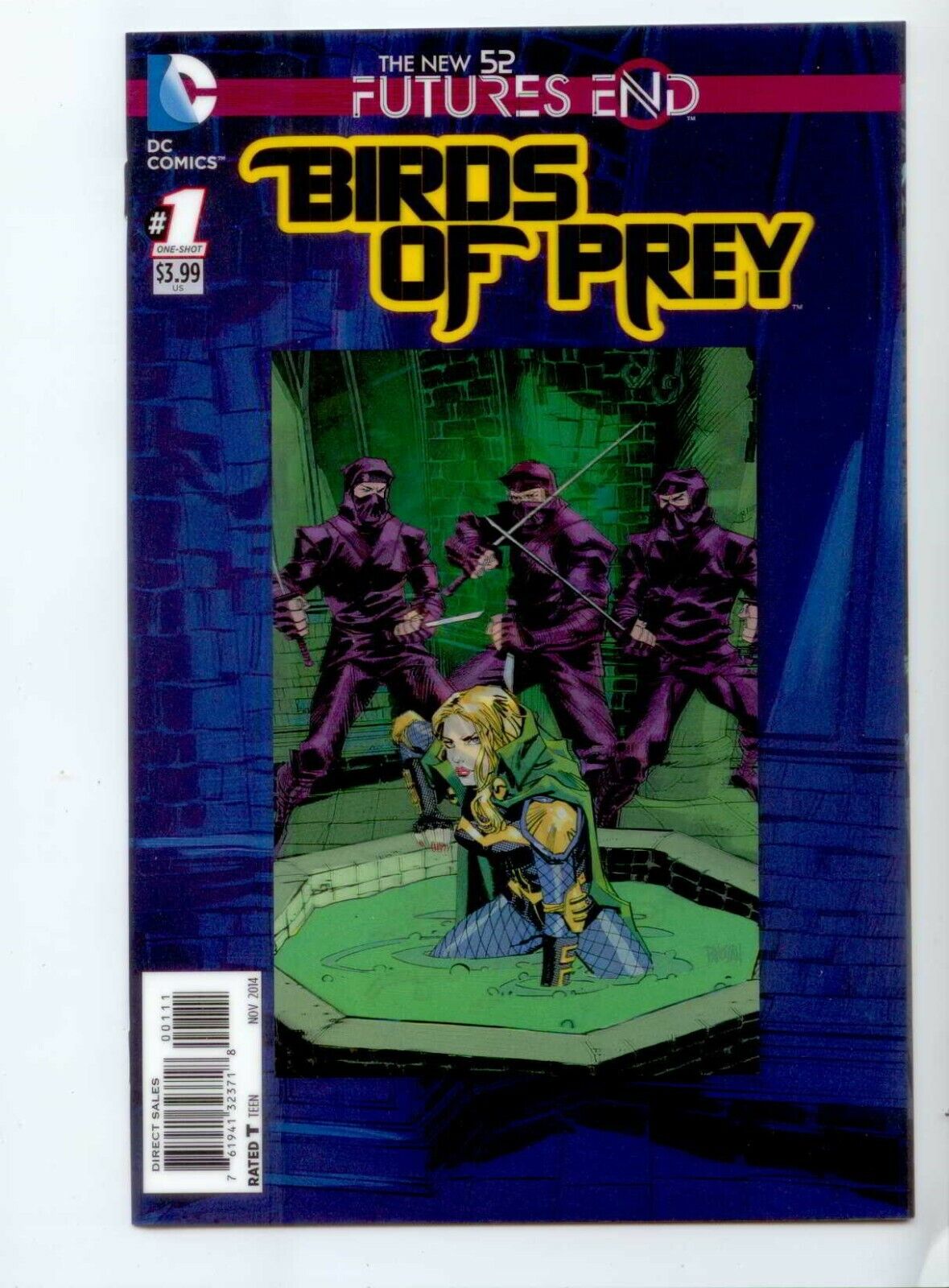 The New 52: Futures End: Birds of Prey #1: Lenticular DC Comics (2014) 