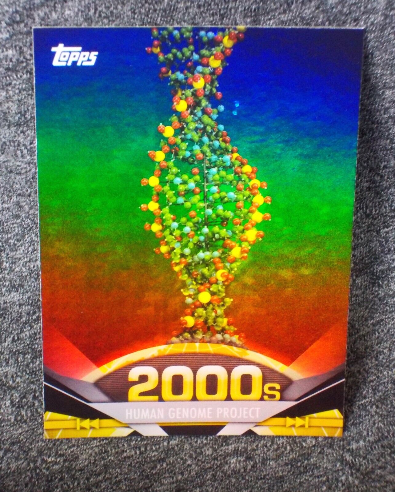 FOIL Refractor HUMAN GENOME PROJECT 2011 Topps American Pie 185 HARD TO FIND  