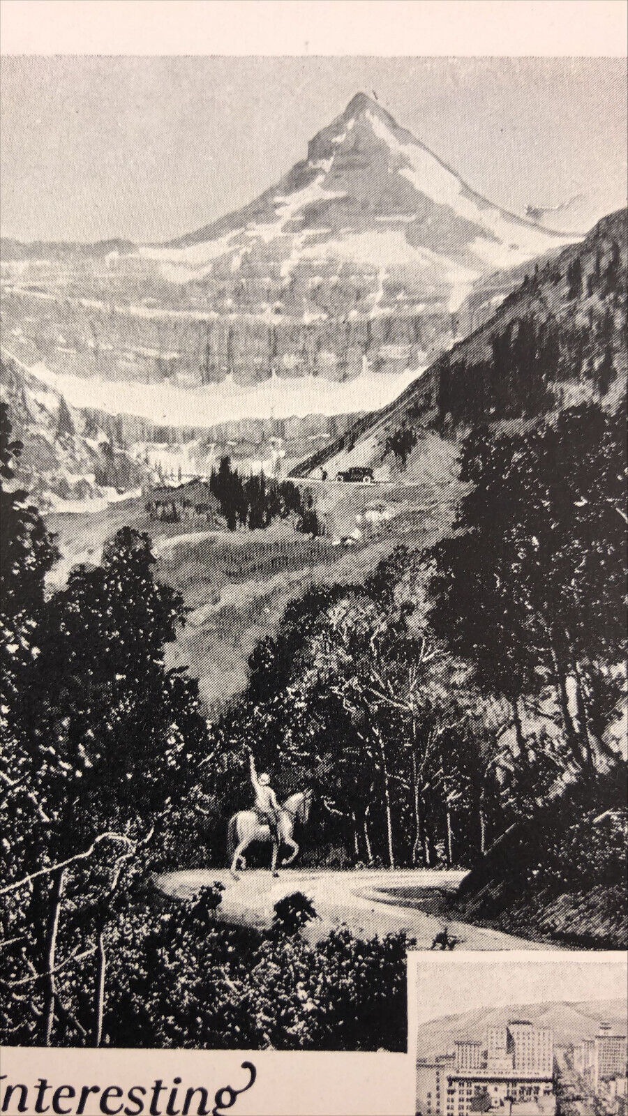 1926 Salt Lake City Alpine Scenic Hwy Mormon Temple Tabernacle Vintage Print Ad