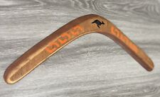 Vintage Hawes Boomerang, Hand Carved Wood, Mudgeeraba, Queensland, 17.5 Inches picture