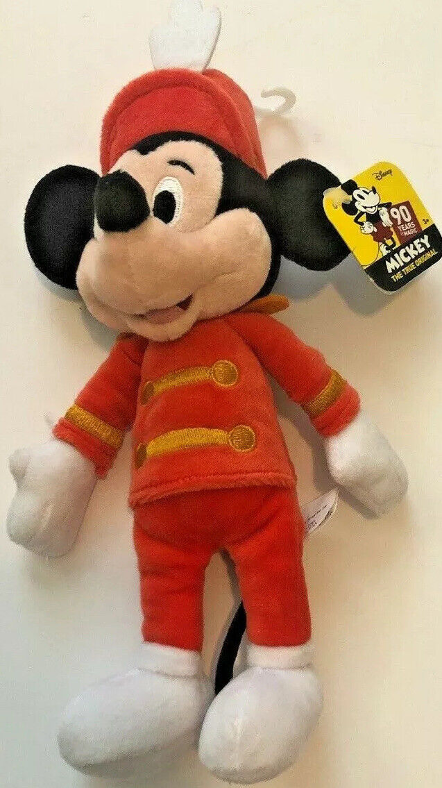 Plush Mickey Mouse Mouseketeer Disney 90th Anniversary Band Uniform 10” New tag 