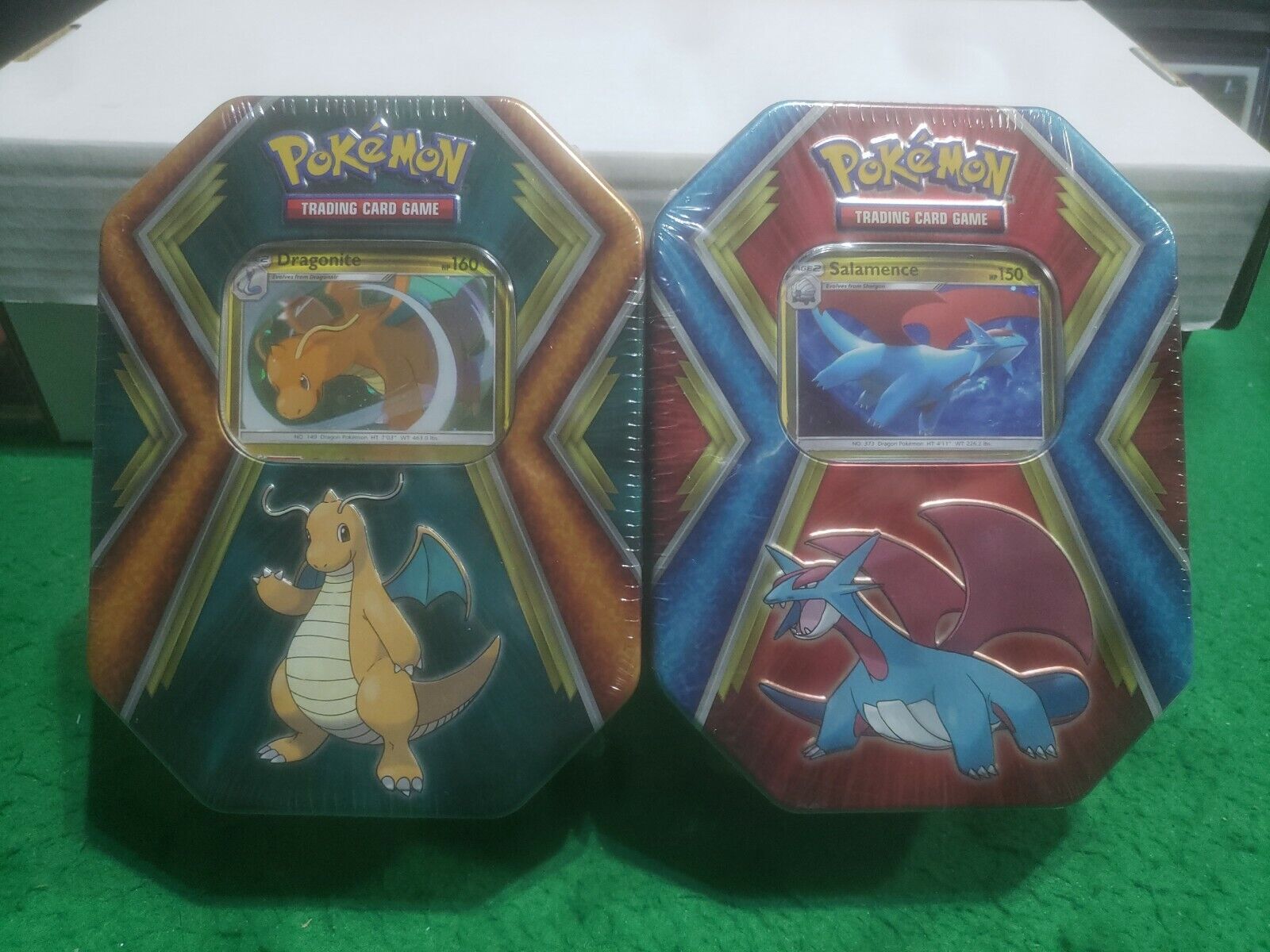 Details about   Pokemon TCG Dragonite & Salamence Card Tin Lot Dollar General Factory Sealed NEW 
