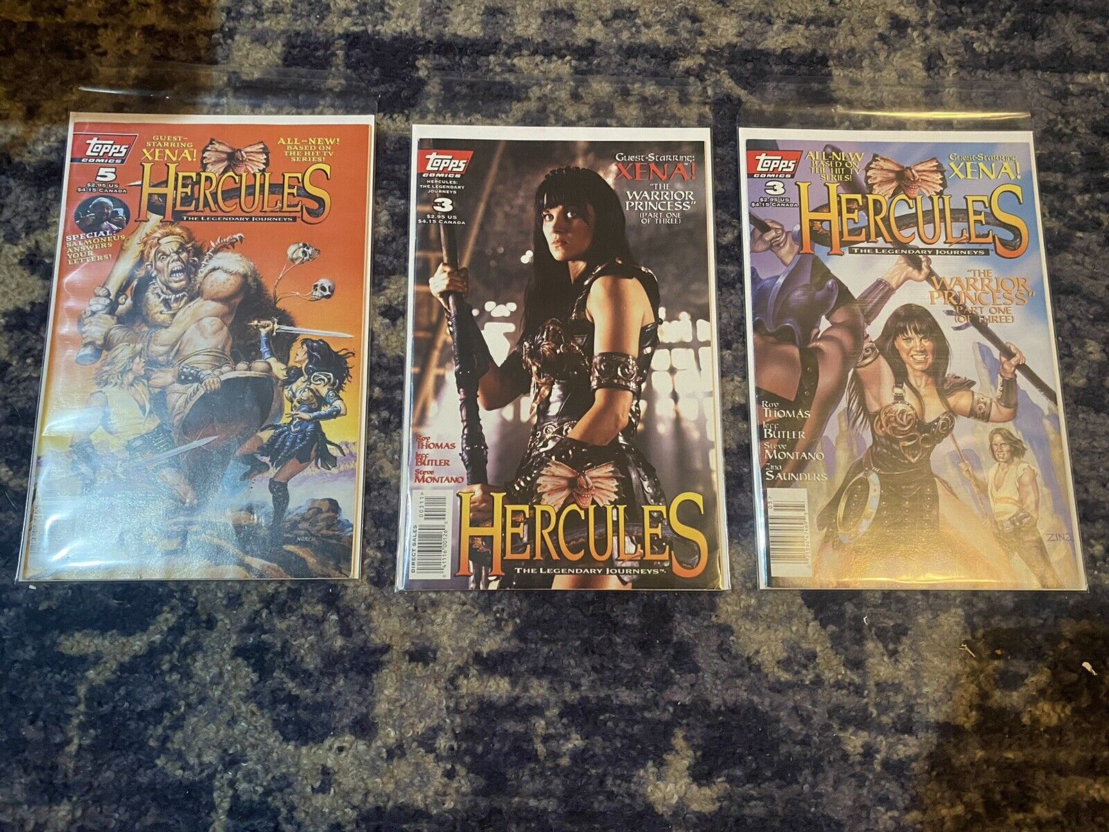 Hercules: The Legendary Journeys Topps Comics Lot Xena Warrior Princess