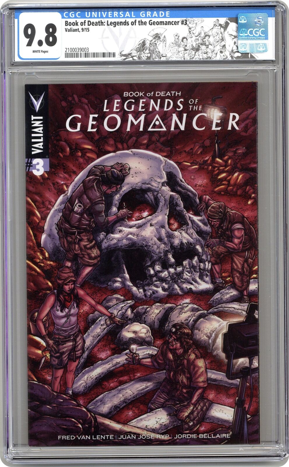 Book of Death Legends of the Geomancer #3 CGC 9.8 2015 2100039003