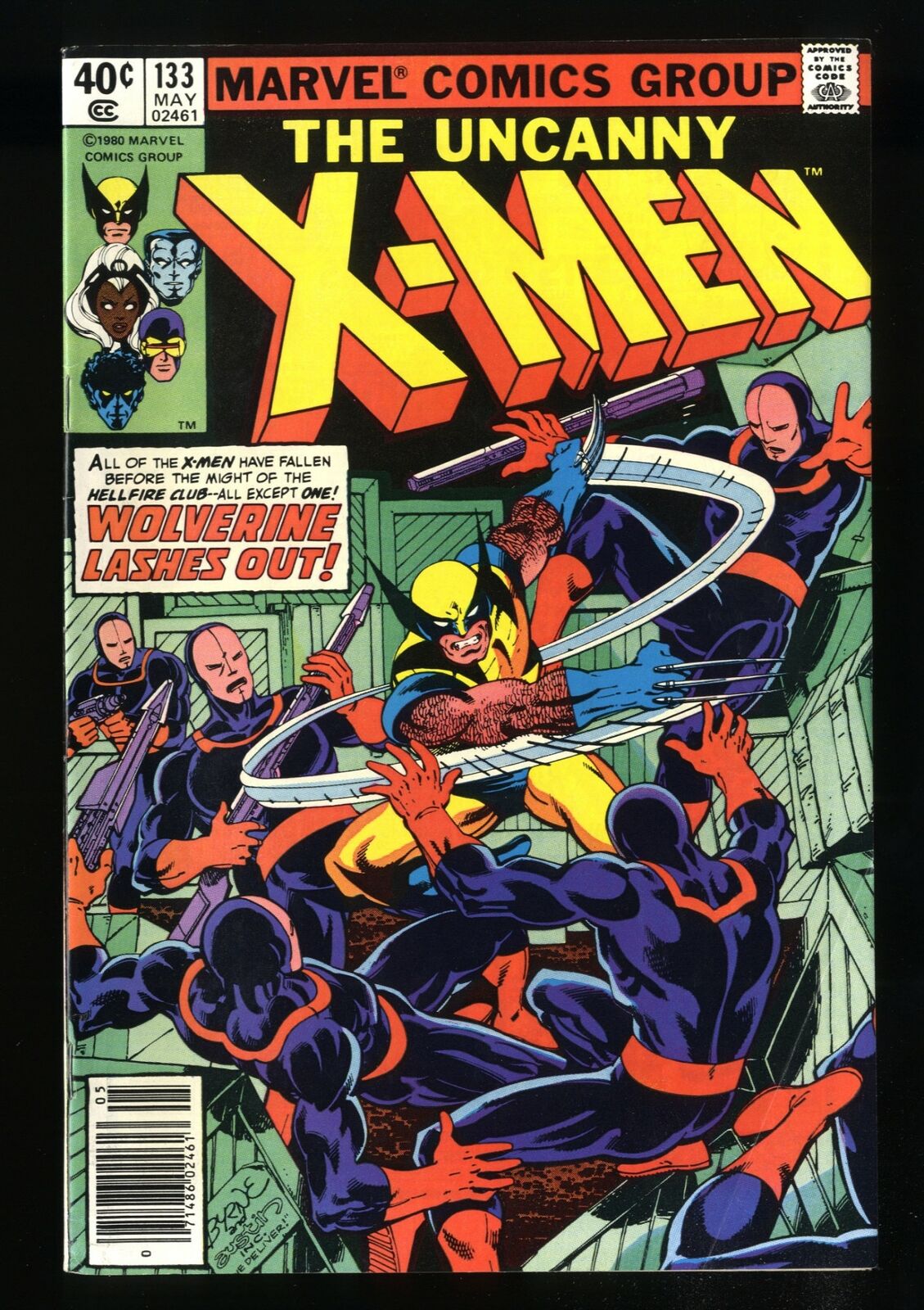 X-Men #133 FN/VF 7.0 Newsstand Variant Hellfire Club Wolverine