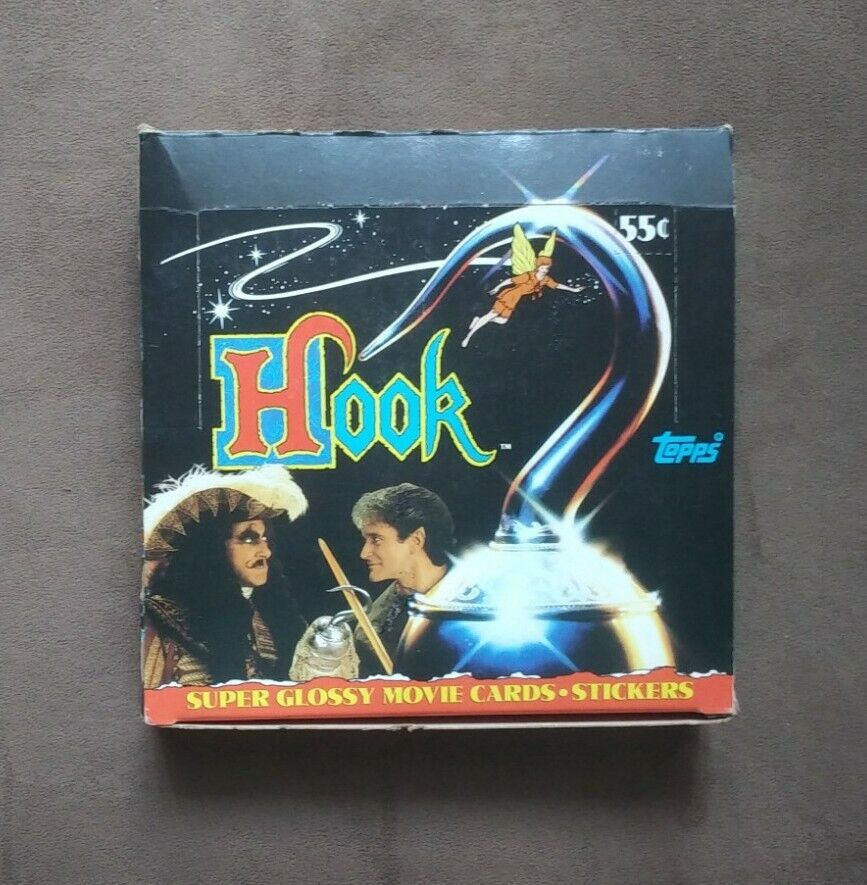1991 Topps Hook Trading Cards Box ~ 36 Sealed Cello Packs ~ Robin