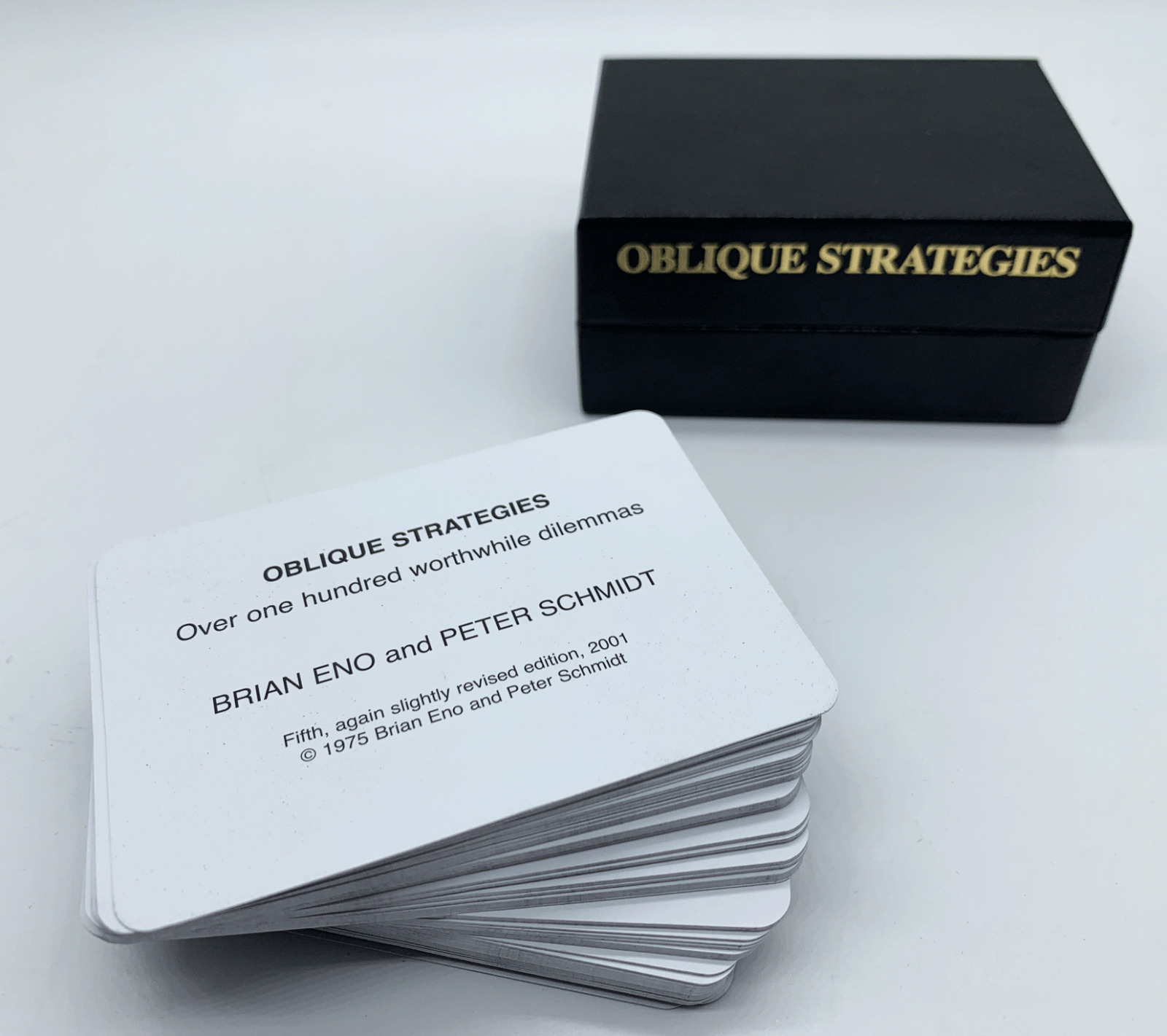 brian eno oblique strategies cards purchase
