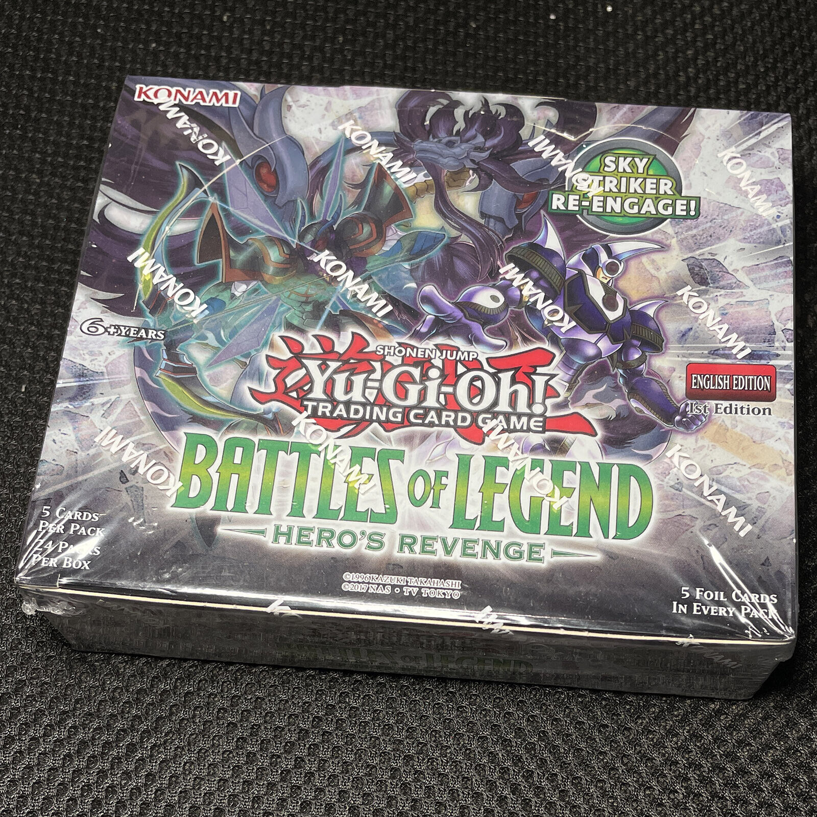 Yu-Gi-Oh Battles of Legend: Hero's Revenge 1st Edition Booster Box Sealed 
