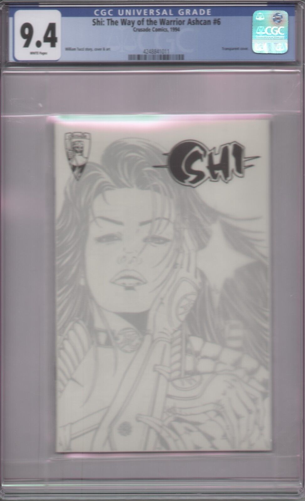 Shi: Way of the Warrior #6 Ashcan Signed CGC 9.4
