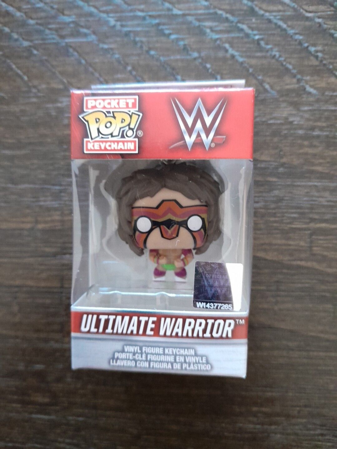 Funko Pocket Pop Keychain ULTIMATE WARRIOR Sealed NEW Box Great CONDITION WWE