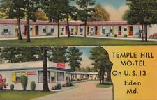 Postcard Temple Hill Motel On US 13 Eden MD Maryland picture