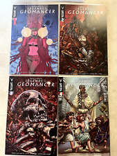 Legends of the Geomancer 1-4 Complete Variant Book of Death Comic Set Valiant picture