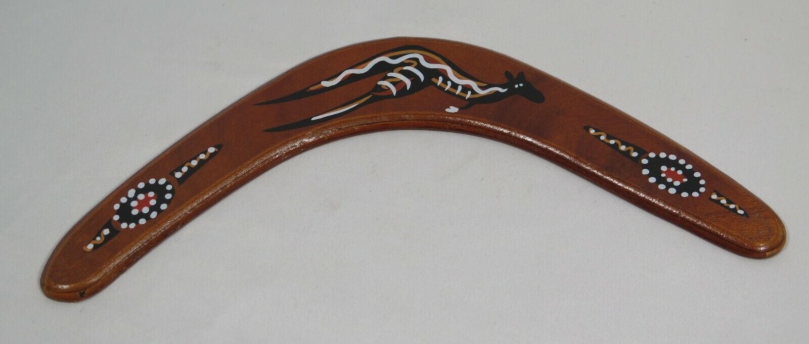 Wood Boomerang featuring a kangaroo Made in Australia