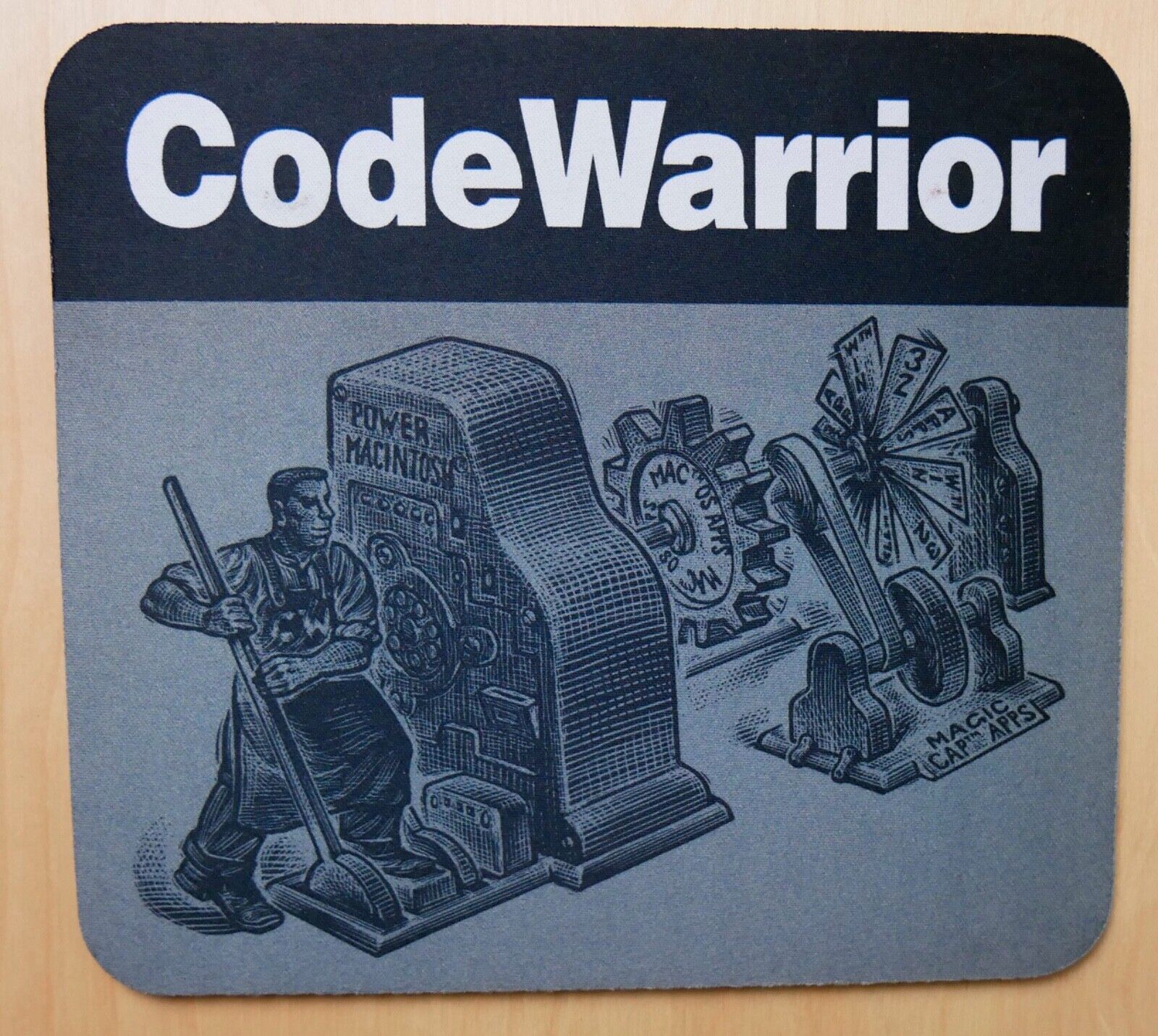 Vintage Apple Code Warrior Mousepad