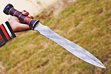 Gladius Roman Warrior Historical Sword Custom Made -HandForge Damascus Steel 735 picture