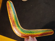HAND PAINTED WOODEN BOOMERANG from Australia 10