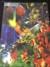 Vintage (2001) 31x42” FINAL FANTASY VII Wall Scroll RARE VTG CLOUD SEPHIROTH FF7 picture