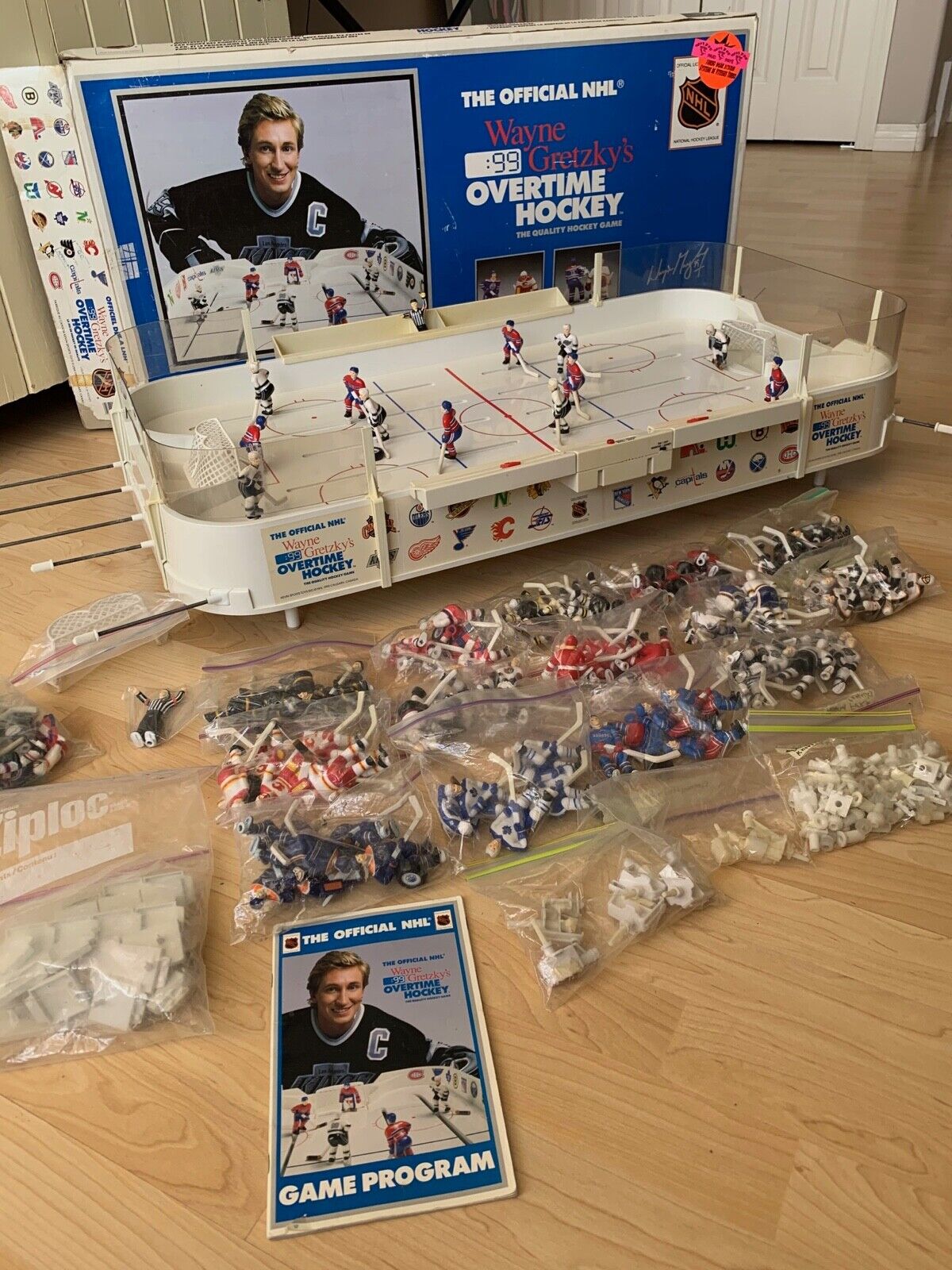 Gretzky Table Hockey Game Player Pin Set For Kevin Sports Overtime  & Buddy L 