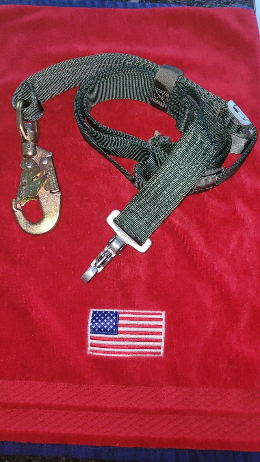 AIR WARRIOR PERSONAL RESTRAINT TETHER ARMY AVIATION UNISSUED NO PACKAGING 