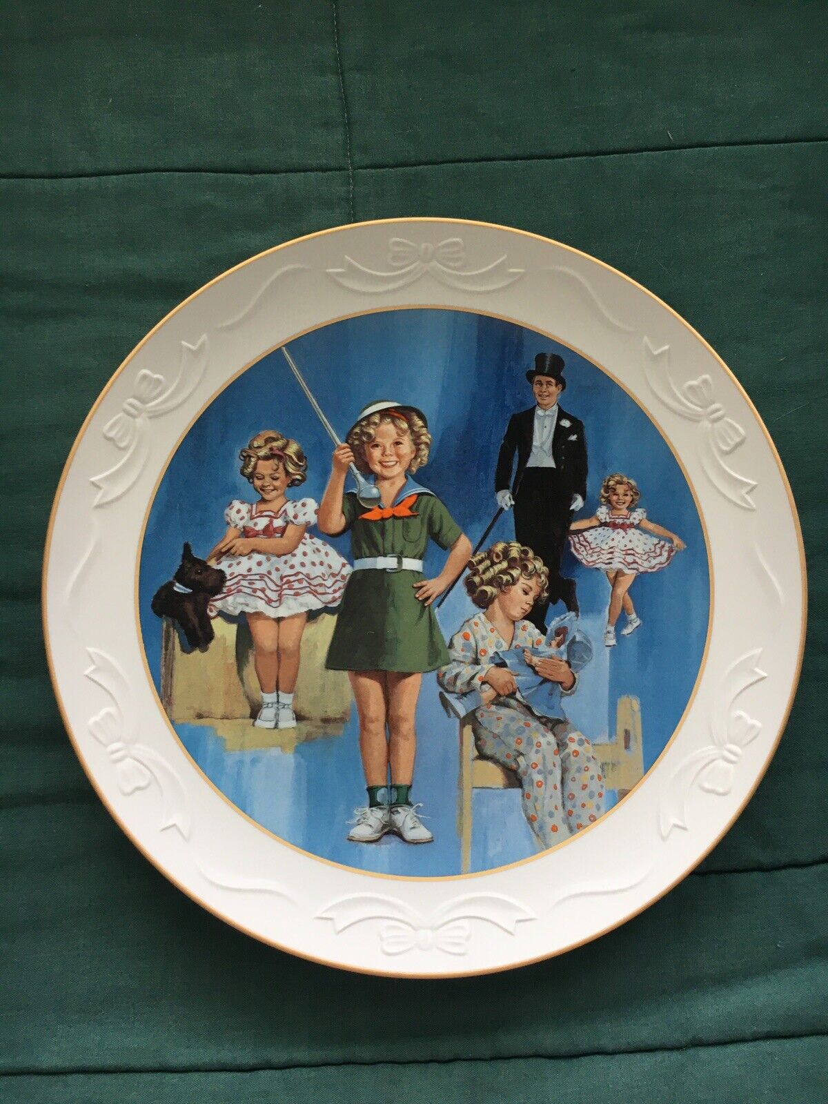 Shirley Temple Collector Plate Stand up and Cheer