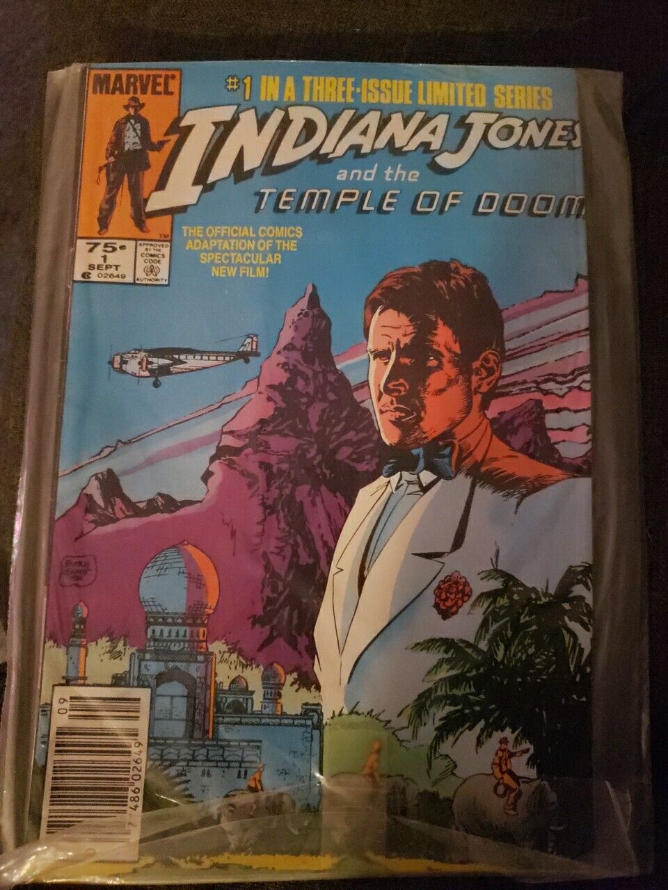 Indiana Jones And The Temple of Doom #1 Newsstand Edition 1984 Marvel Comics