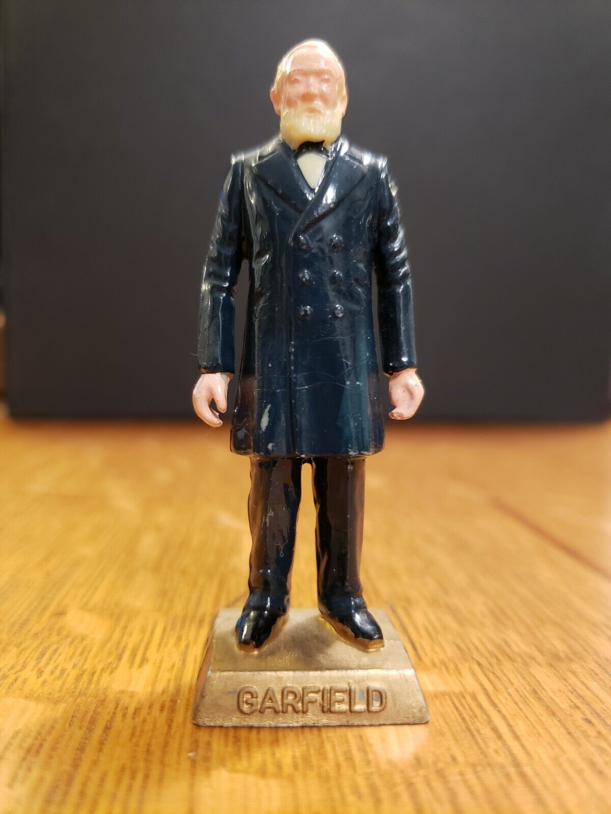 PRESIDENT JAMES A GARFIELD Vintage 1960s Marx Presidents 2.5" Figure 