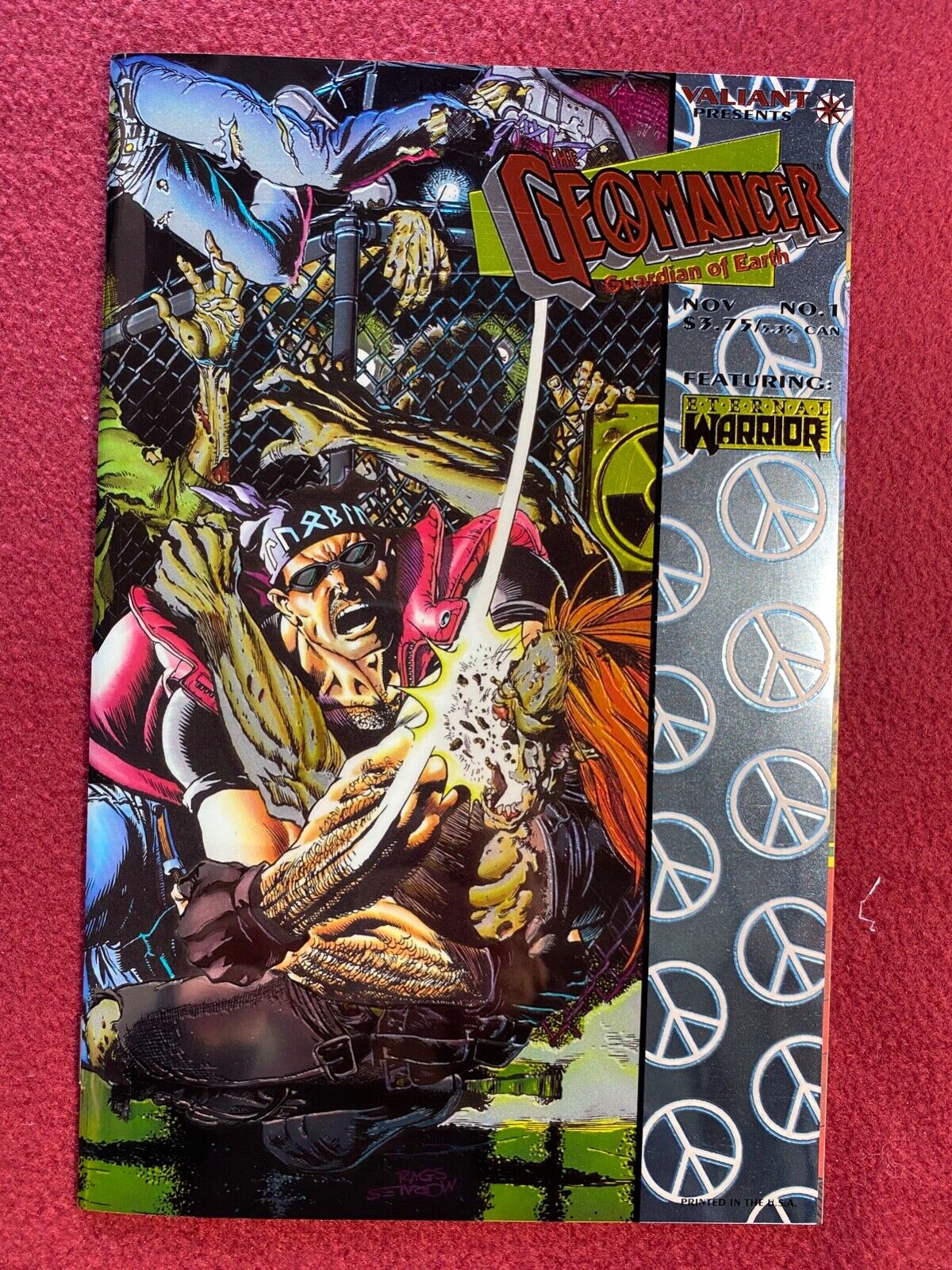 Geomancer #1 - Valiant Comics - Check out this stupid foil cover