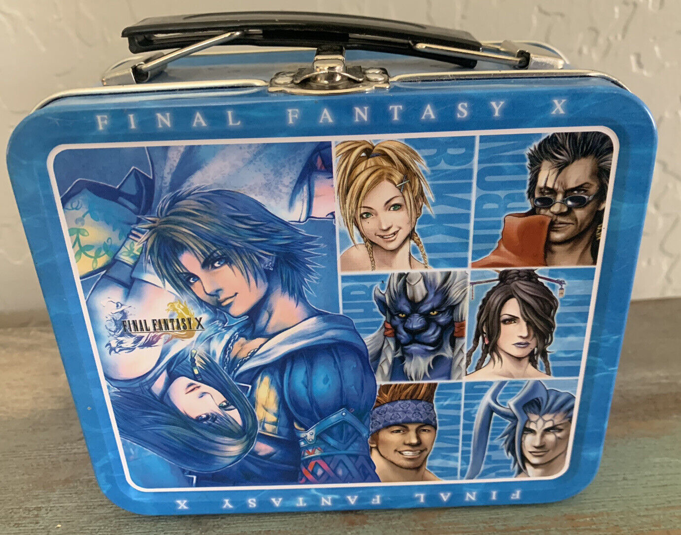 Rare Final Fantasy X Promotional Tin Lunch Box- Mini