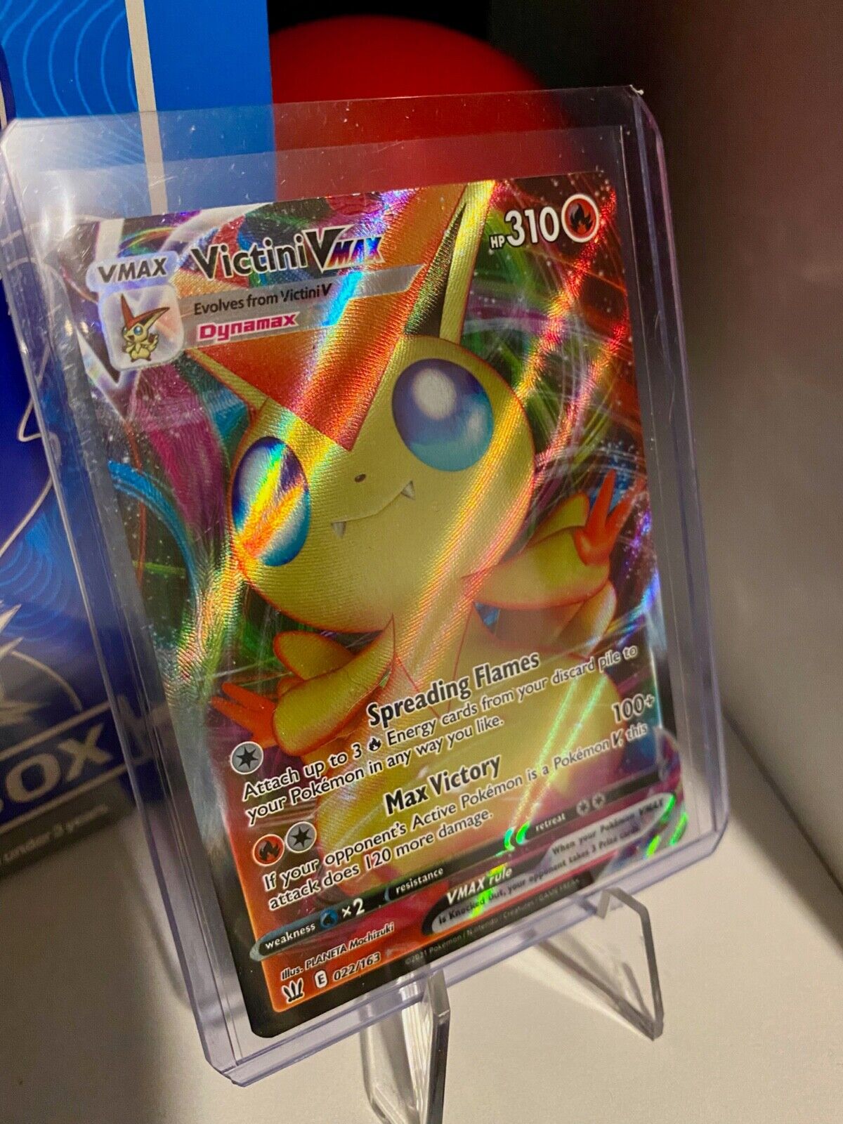 Details about   Victini VMAX Battle Styles 22/163 Near Mint Full Art Holo Rare