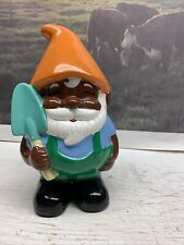 Ceramic Garden Genome Decoration Decor Beard Man with Shovel ready to work picture