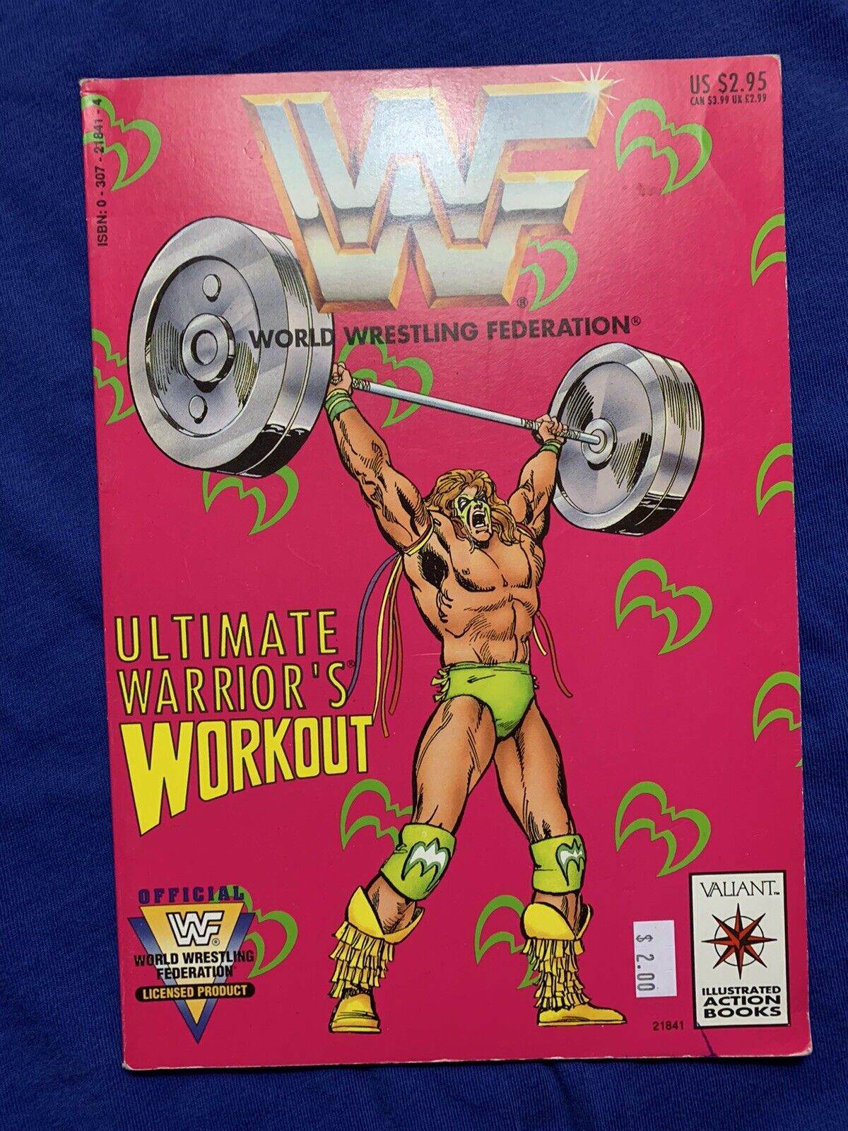 WWF Ultimate Warrior's Workout RARE COMIC