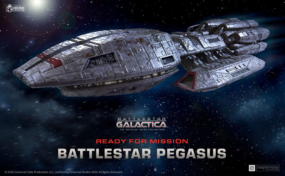 Eaglemoss Battlestar Galactica Pegasus 2004 Ship Replica NEW IN STOCK 